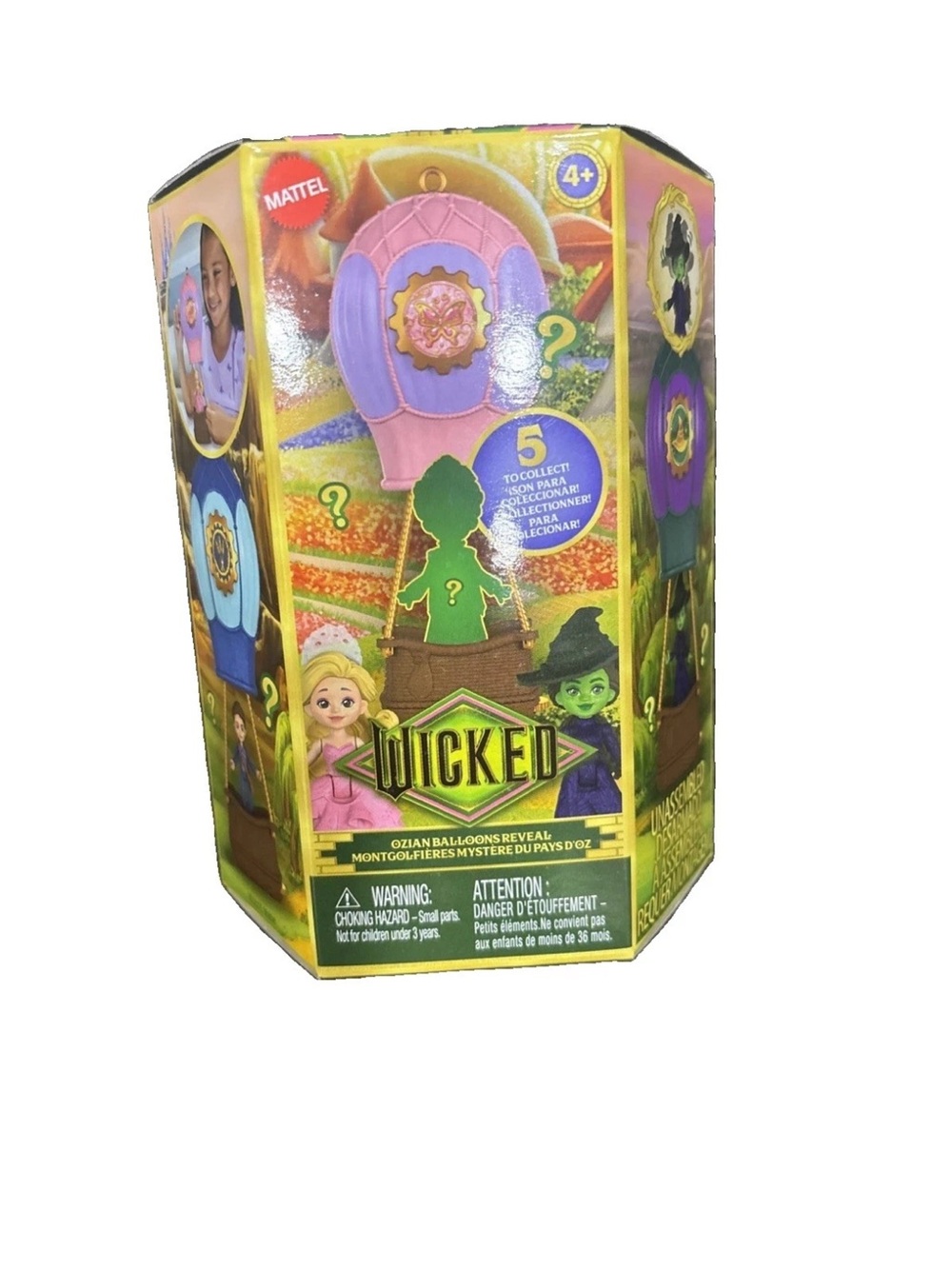 Mattel Wicked Ozian Balloons Reveal Toy - Pink, Purple & Yellow